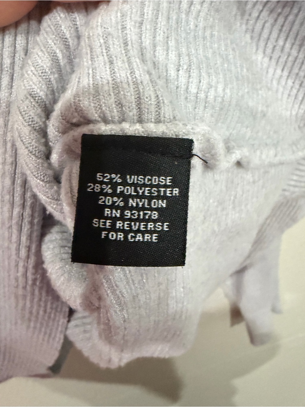 Premise Gray Ribbed Knit Dolman Sleeve Sweater Size Large - Picture 5 of 7